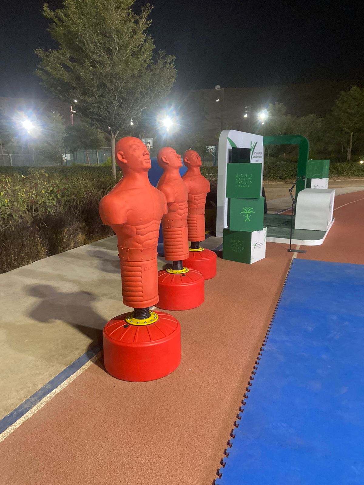 تجهيز الملاعب والمسارات
